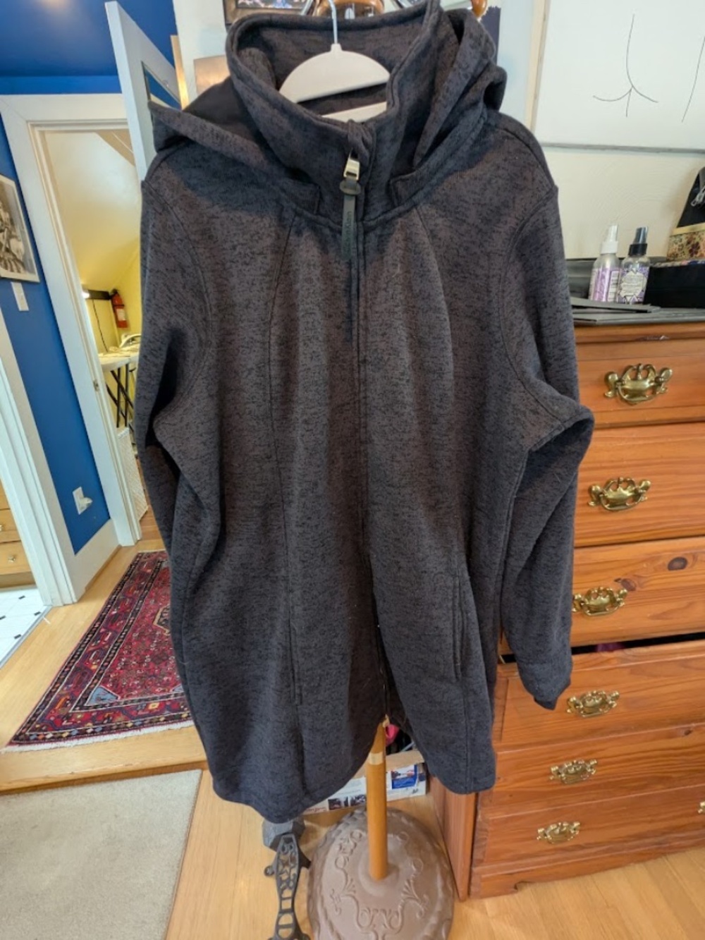 Calvin Klein Performance Sweater Fleece Zip Up Coat, 2x